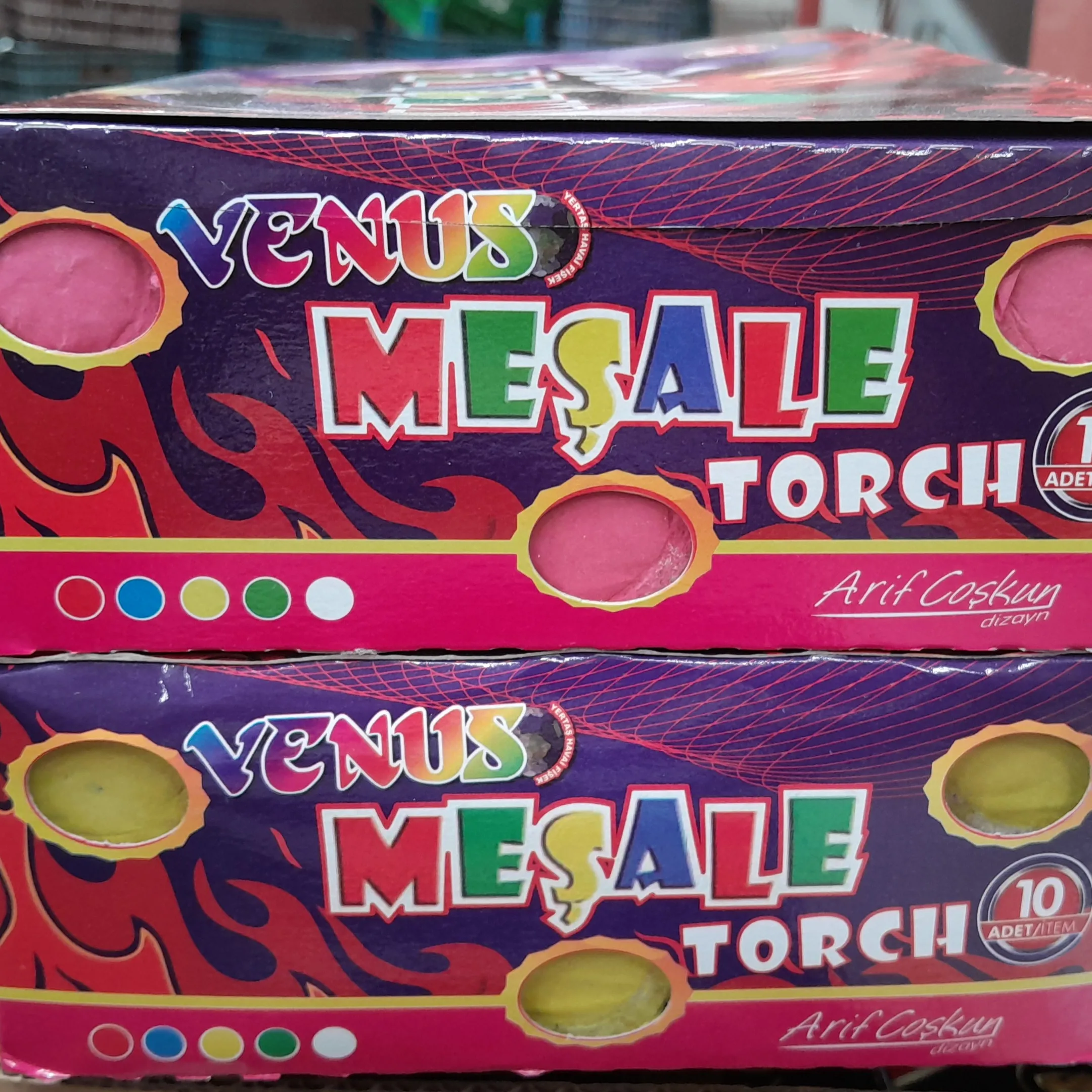 Venüs Beyaz Meşale toptan 50 adet paket, beyaz renkli şık meşale görseli