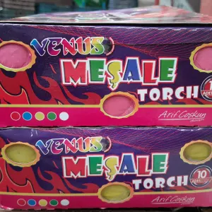 Venüs Beyaz Meşale toptan 50 adet paket, beyaz renkli şık meşale görseli