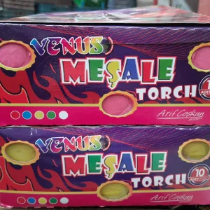 Venüs Beyaz Meşale toptan 50 adet paket, beyaz renkli şık meşale görseli